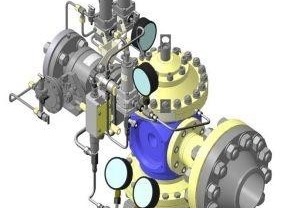 Modular gas pressure regulator type RTBK